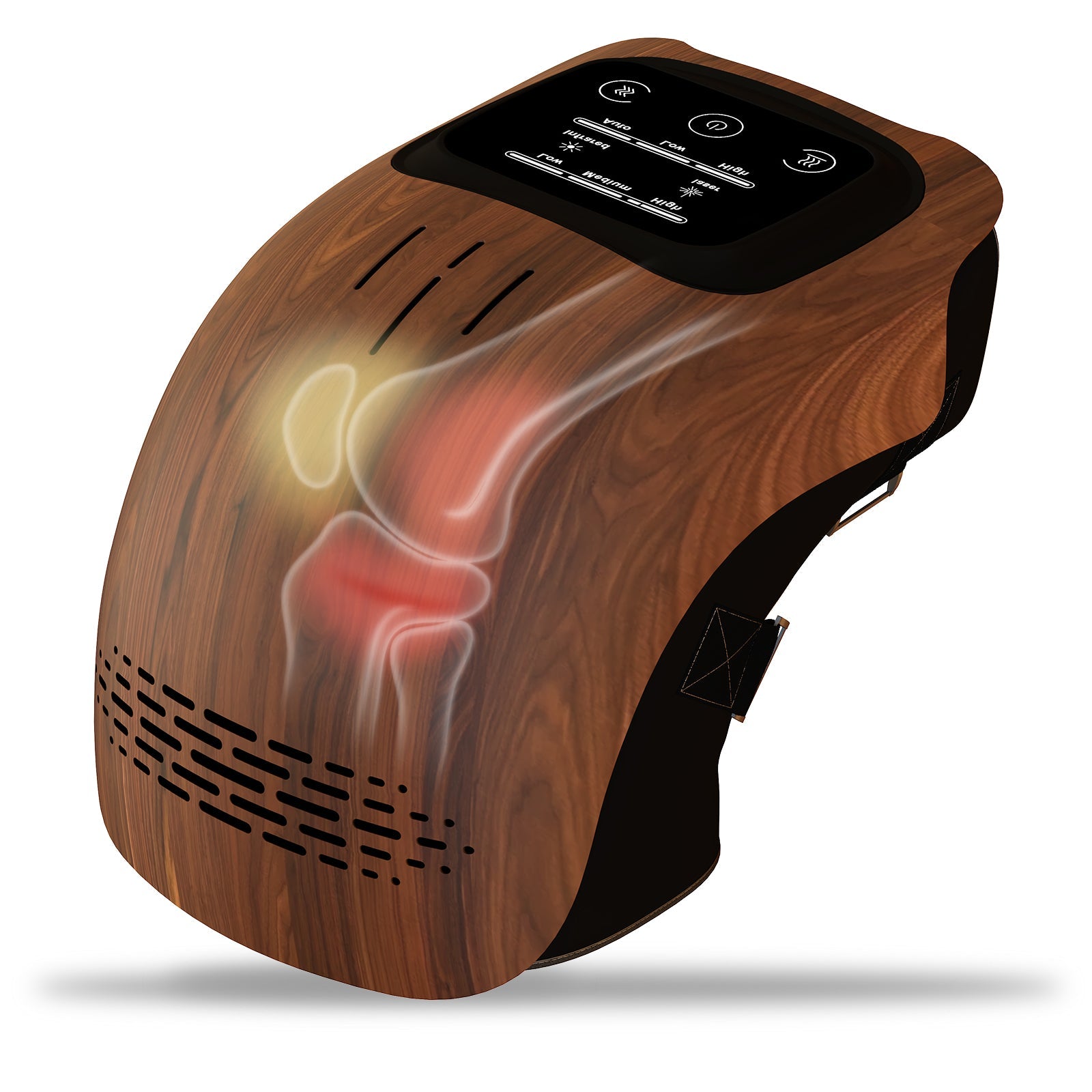 Intelligent Home Use Electric Intelligent Kneading Heating Knee Massager Rechargeable Pain Relief Infrared Laser Vibration Knee Massager Ma boutique