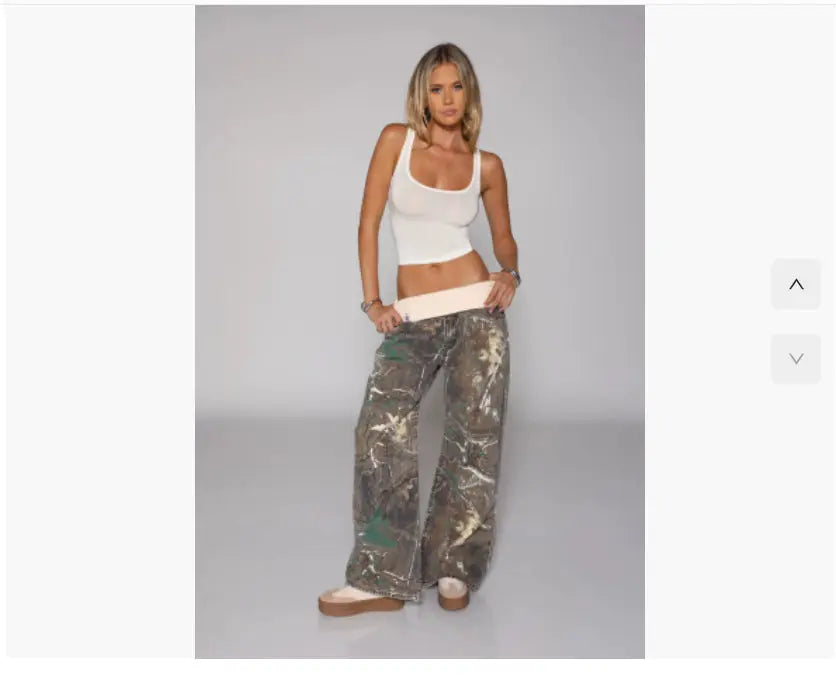 Loose-fitting Straight-leg Jeans With Pockets Fashion Casual Trousers Street-style Pants Women's Clothing NasShop