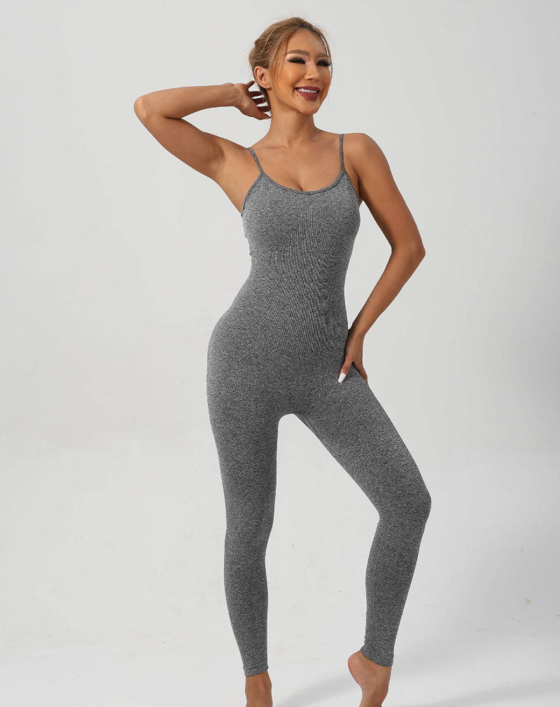 Shapewear Sports Bra Skin-friendly Tummy-control High-sweat Workout Bodysuit Long-style High Elasticity Ma boutique