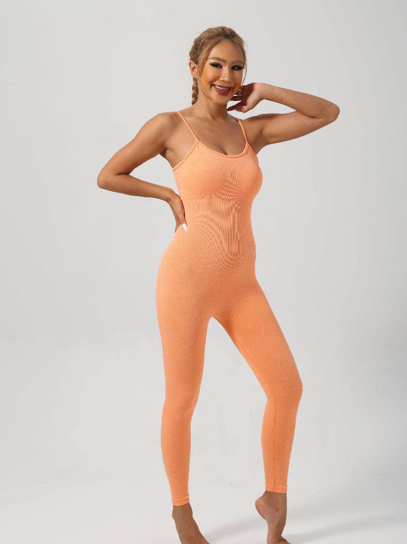 Shapewear Sports Bra Skin-friendly Tummy-control High-sweat Workout Bodysuit Long-style High Elasticity Ma boutique