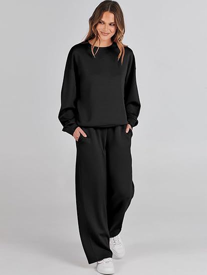 Men's And Women's Hoodie And Straight-leg Pants Set NasShop