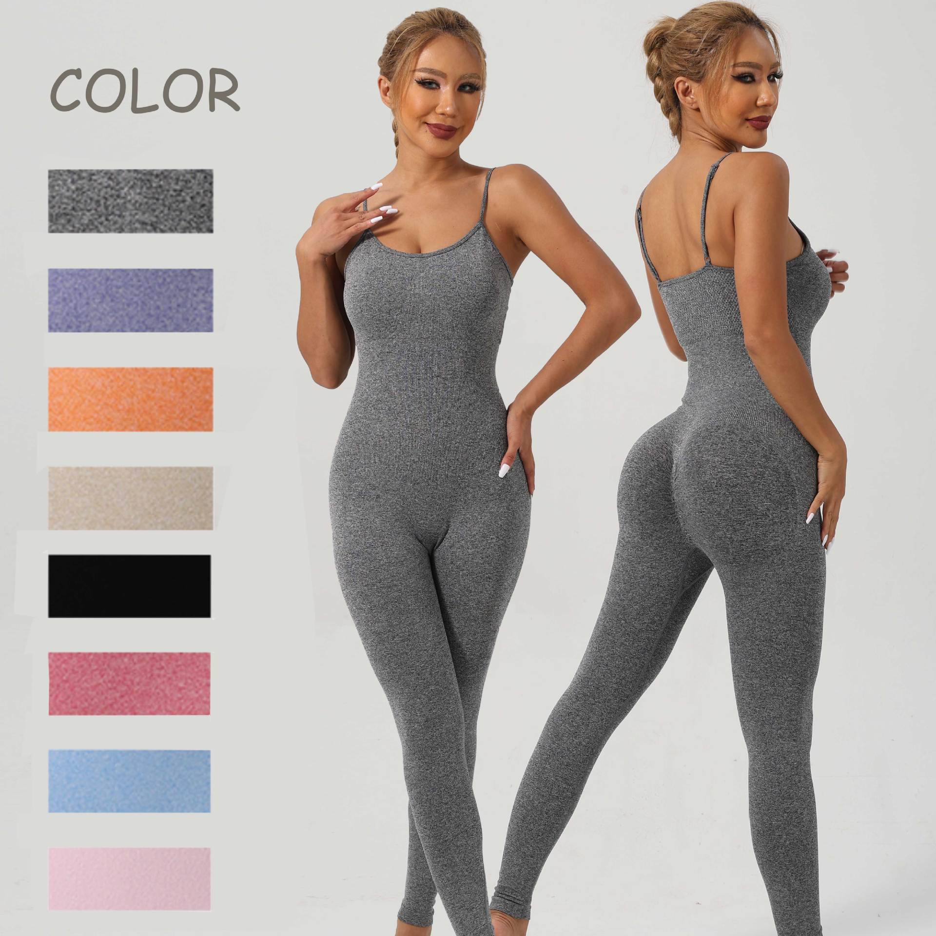 Shapewear Sports Bra Skin-friendly Tummy-control High-sweat Workout Bodysuit Long-style High Elasticity Ma boutique