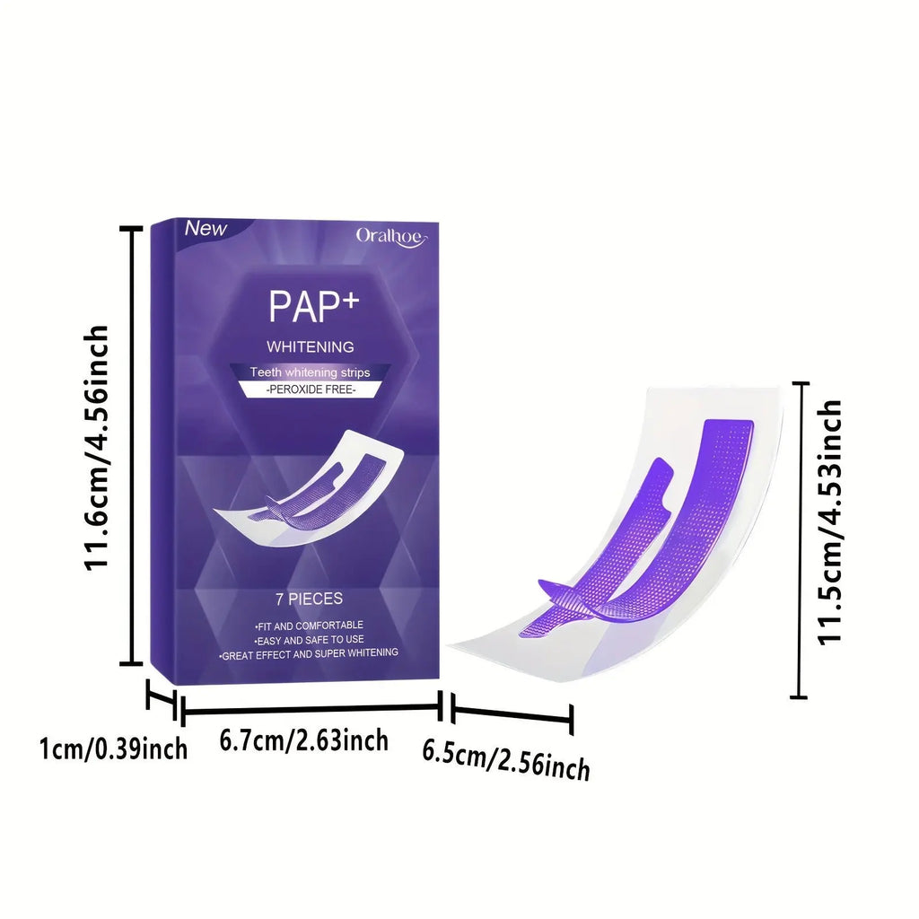 Whitening Teeth Strips Purple Teeth Strips Dry-application NasShop