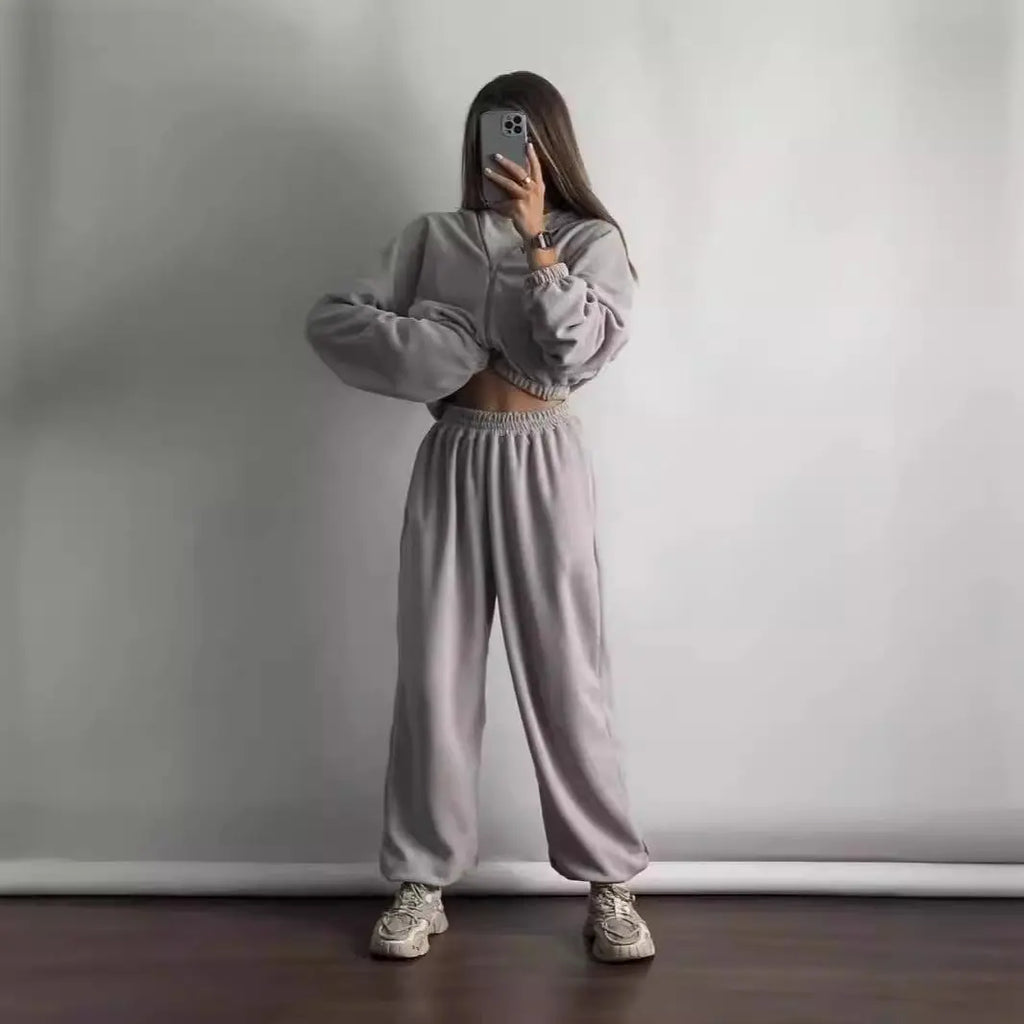 Ensemble femme manches courtes capuche Ma boutique