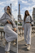 Ensemble femme manches courtes capuche Ma boutique